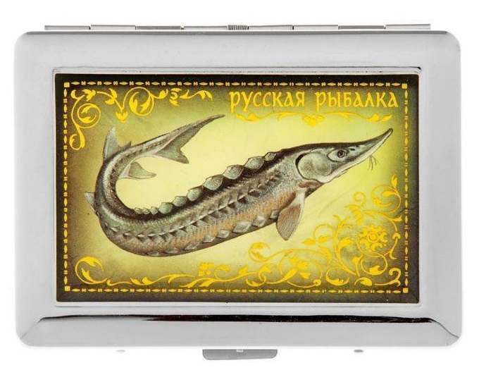 Портсигар "Русская рыбалка"