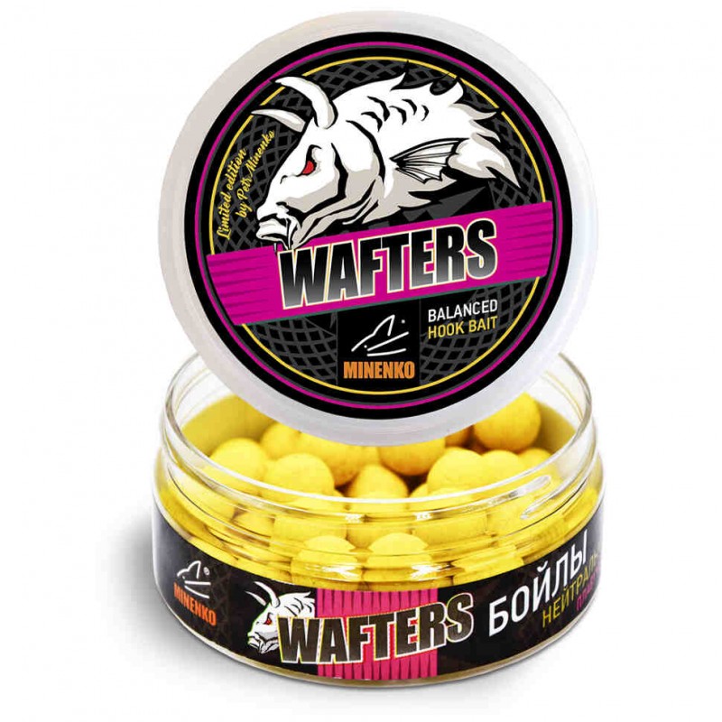 Бойлы Wafters Fluo,  70г, 14мм, Мёд