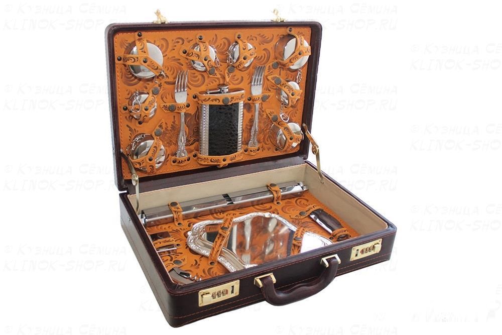 Набор дорожный "Турист №3.1" (кожа)