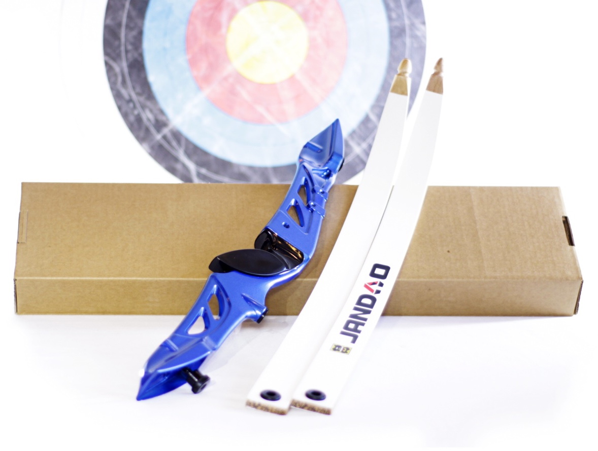 Лук рекурсивный  (Олимпик) 68" 34# (голубая рукоять)