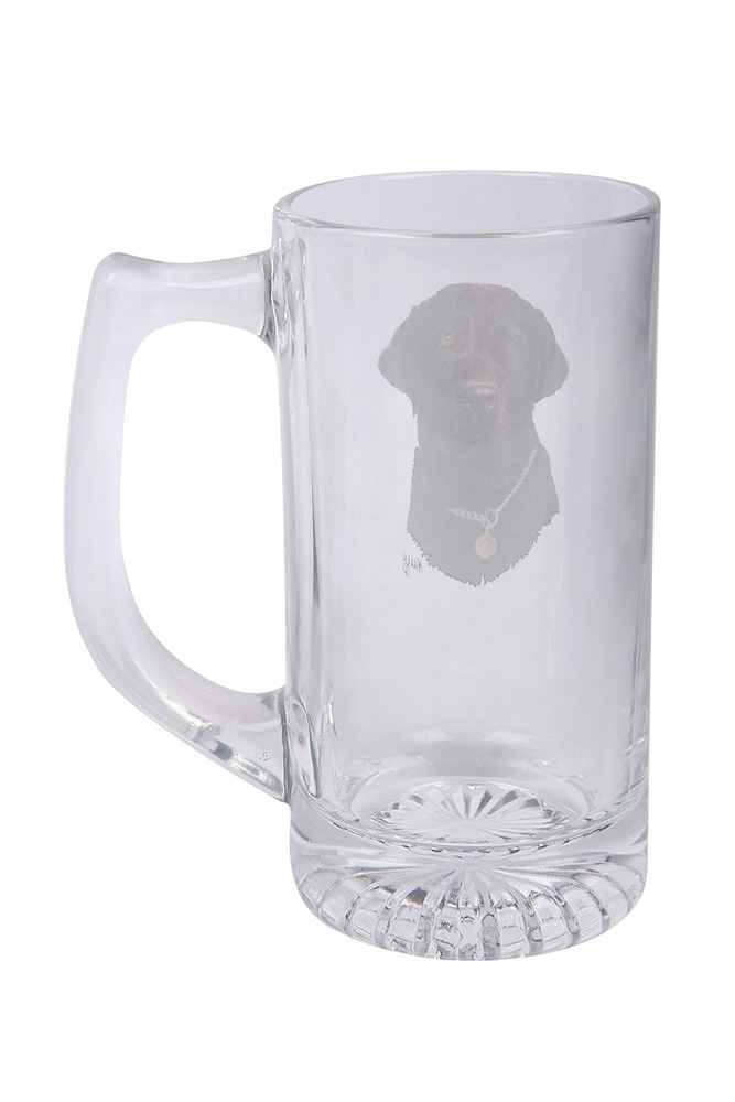 Набор кружек 4 шт., (черный лабрадор)