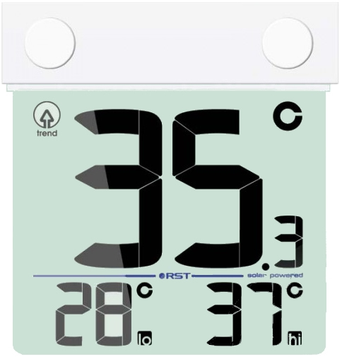 Термометр оконный на солнечной батарее