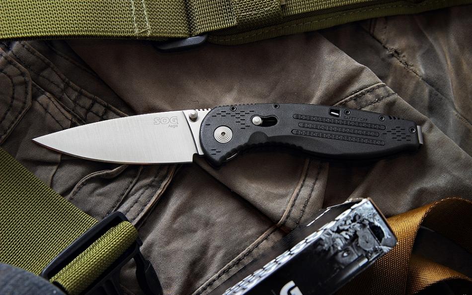 Нож складной Vulcan (с фикс., сталь VG10 San Mai)